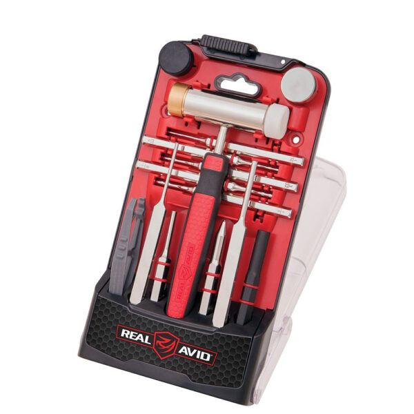 Real Avid - Zestaw wybijaków z młotkiem Accu-Punch Hammer & AR-15 Pin Punch Set - AVHPS-AR-1