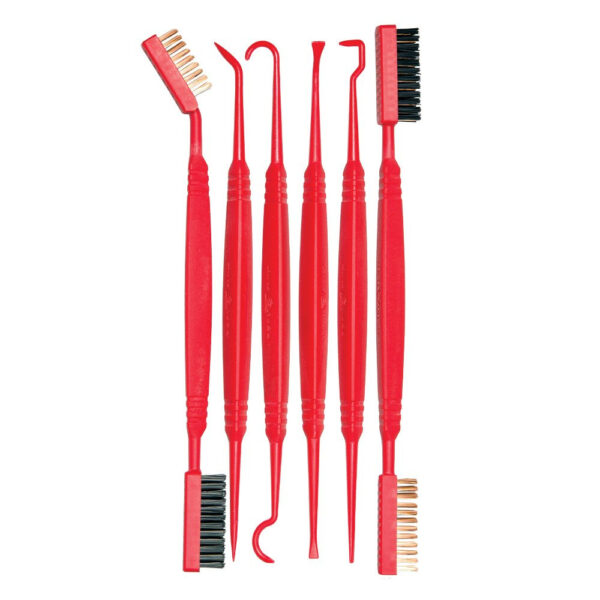 Real Avid - Zestaw szczotek i skrobaków do czyszczenia broni Accu-Grip Picks & Brushes - AVPBS-1