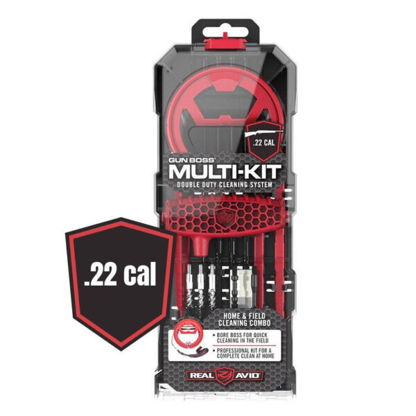Real Avid - Zestaw narzędzi do czyszczenia broni Gun Boss® Multi-Kit - .22 - AVGBMK22-1