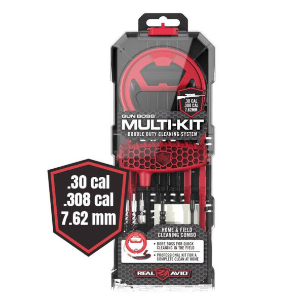 Real Avid - Zestaw narzędzi do czyszczenia broni Gun Boss Multi-Kit - .30 / .308 / 7.62 mm - AVGBMK308-1