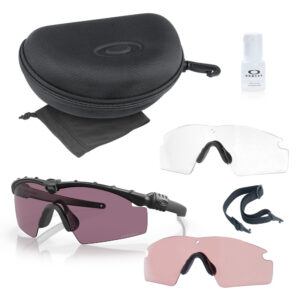 Oakley - Okulary balistyczne SI Ballistic M Frame 3.0 - Matte Black - 3 wizjery - OO9146-4332-1