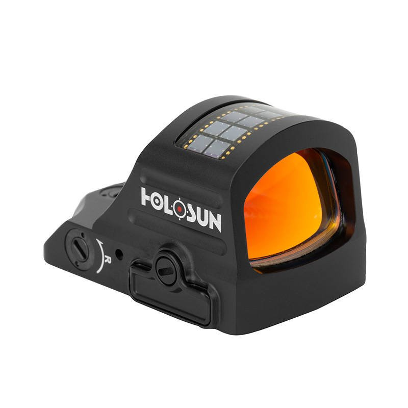 Holosun HS407C X2 Micro Red Dot został zaprojektowany z myślą o precyzyjnym celowaniu i doskonale sprawdzi się w zastosowaniach militarnych, taktycznych i sportowych, oferując użytkownikowi szybkie i intuicyjne namierzanie celu. Obudowa została wykonana z aluminium 7075 T6, które pokryto twardą anodyzacją. Konstrukcja charakteryzuje się wyjątkową lekkością, odpornością na uszkodzenia mechaniczne oraz działanie niekorzystnych warunków atmosferycznych. - LifeGun.pl Holosun - Kolimator HS407C X2 Micro Red Dot - Solar Panel - 2 MOA - Czarny - HS407C X2-1