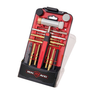 Real Avid - Zestaw narzędzi Accu-Punch Hammer with Brass & Steel Pin Punch Set - AVHPS-B-1