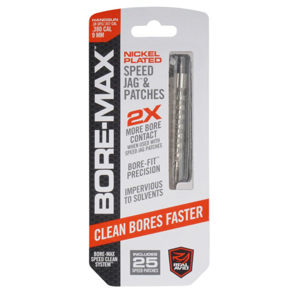 Real Avid - Przecierak do broni z uchwytem Bore-Max Speed Jag - 9 mm - AVBMJAG9MM-1