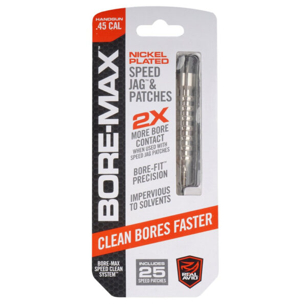Real Avid - Przecierak do broni z uchwytem Bore-Max Speed Jag - .45 - AVBMJAG45-1