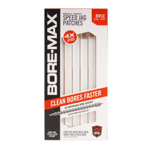 Real Avid - Zestaw przecieraków do broni Bore-Max Speed Jag Patches - 8'' - .22-.30 - 250 stk. - AVBMPATCH8-1