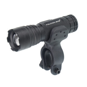 Falcon Eye - Latarka LED Alpha z uchwytem rowerowym - 450 lm - Czarna - FHH0132-1