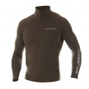 Brubeck - Bluza termoaktywna Ranger Wool - Długi rękaw - Khaki - LS1420M-1