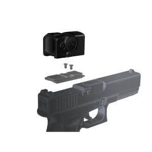 Aimpoint Acro with Adapter Plate on Optic Ready Pistol