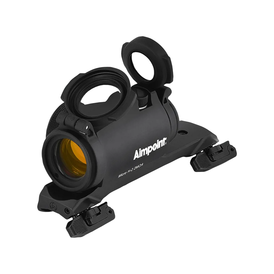 Kolimator Aimpoint® Micro H-2 2MOA z montażem Sauer 404 – precyzyjny celownik do karabinu Sauer 404 Aimpoint® Micro H-2 2MOA to kompaktowy i lekki kolimator, wyposażony w jasny punkt celowniczy o wielkości 2 MOA, zaprojektowany z myślą o szybkim i precyzyjnym celowaniu. Model ten został specjalnie dopasowany do montażu na karabinie Sauer 404, zapewniając stabilne - LifeGun.pl Kolimator Aimpoint Micro H 2 2MOA z montażem Sauer 404