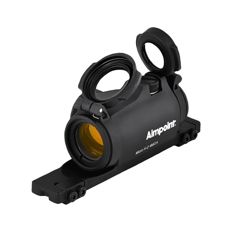 Kolimator Aimpoint® Micro H-2 4MOA SemiShotgun (na szynę 11mm) – precyzyjny celownik do strzelby półautomatycznej Aimpoint® Micro H-2 4MOA SemiShotgun to kompaktowy i wytrzymały kolimator zaprojektowany specjalnie do strzelb półautomatycznych z szyną 11 mm. Wyposażony w jasny punkt celowniczy o wielkości 4 MOA, umożliwia szybkie i skuteczne namierzanie celu w dynamicznych sytuacjach. Specjalistyczne dopasowanie do - LifeGun.pl Kolimator Aimpoint Micro H 2 4MOA SemiShotgun na szynę 11mm