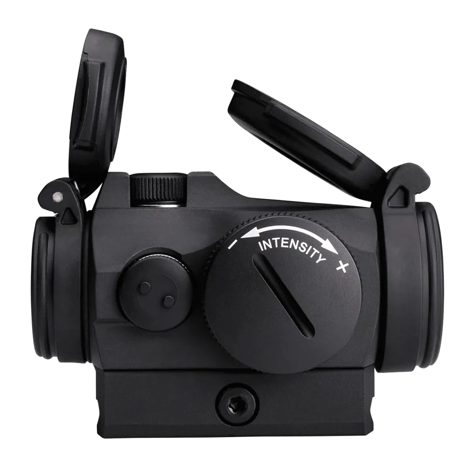 Wojskowo-policyjna wersja popularnego kolimatora Mirco. Plamka 2MOA (6cm/100m), nieszkodliwa dla oka, 8 pozycji natężenia świecenia dziennego, 4 pozycje natężenia do noktowizji Masa tylko 84g bez montażu (około 105g z montażem) Bez powiększenia (1x), nieograniczone pole widzenia - widzisz całą sytuację, celując z obu oczami otwartymi. Pozwala to dokładnie ocenić sytuację oraz poprawia bezpieczeństwo. Całkowicie wodoszczelny do 25m Z osłonami w postaci zamykanych klapek. W komplecie z montażem na szynę Picatinny zaciskany na śrubę. - LifeGun.pl Kolimator Aimpoint Micro T 2 2MOA na Picatatinny 200170 3