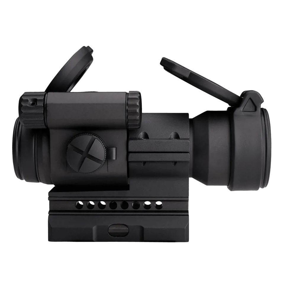 Aimpoint® PRO to solidny i niezawodny celownik kolimatorowy zaprojektowany z myślą o wymagających użytkownikach, takich jak służby mundurowe, myśliwi i strzelcy sportowi. Wyposażony w punkt celowniczy o wielkości 2 MOA, zapewnia szybkie, precyzyjne celowanie i doskonałą widoczność w różnych warunkach oświetleniowych. - LifeGun.pl Kolimator Aimpoint PRO 4