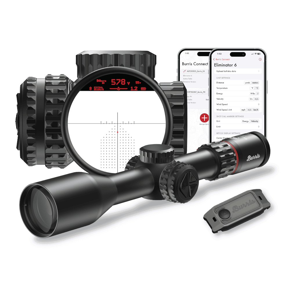 Luneta Burris Eliminator 6 4 20x52mm - aplikacja Burris Connect