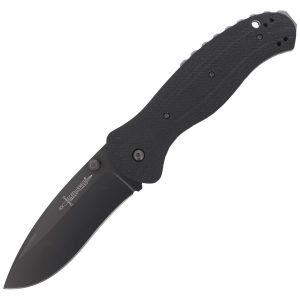 Nóż składany FOX & Mil-Tac by Patrick Nihiser, G10 Black (FX-MTF5)-1