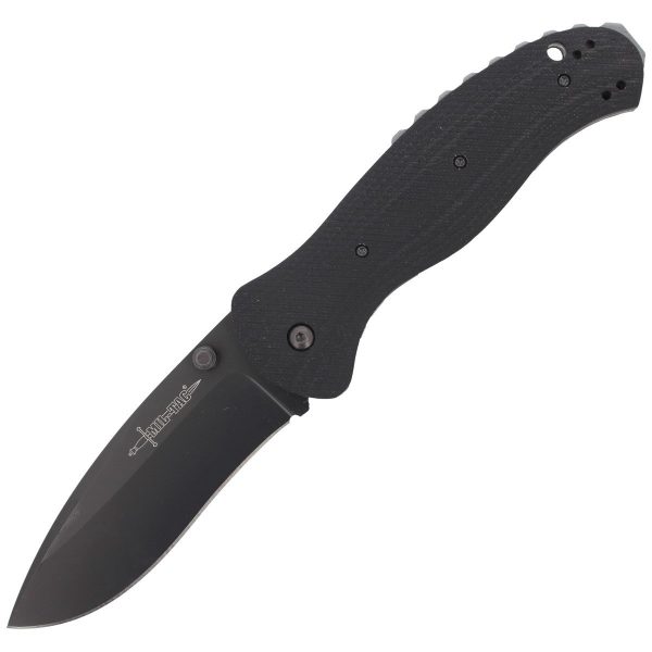 Nóż składany FOX & Mil-Tac by Patrick Nihiser, G10 Black (FX-MTF5)-1