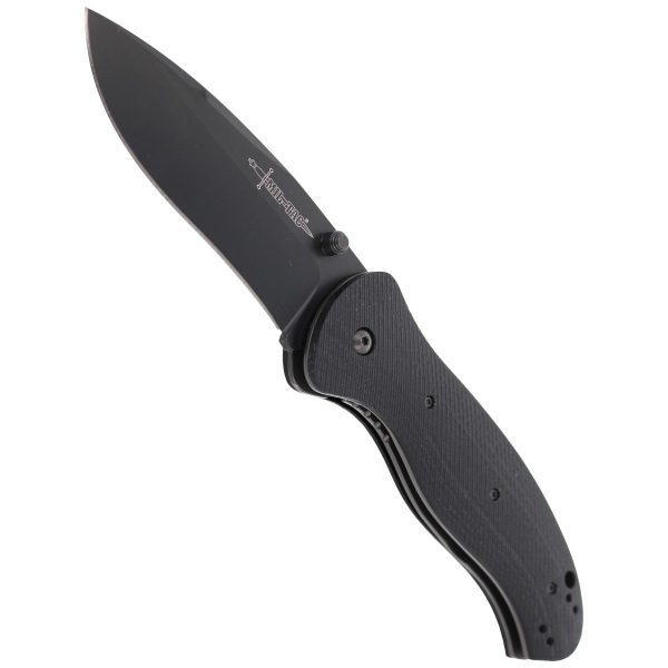 Nóż składany FOX & Mil-Tac by Patrick Nihiser, G10 Black (FX-MTF5)-4