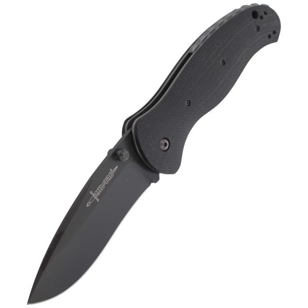 Nóż składany FOX & Mil-Tac by Patrick Nihiser, G10 Black (FX-MTF5)-5