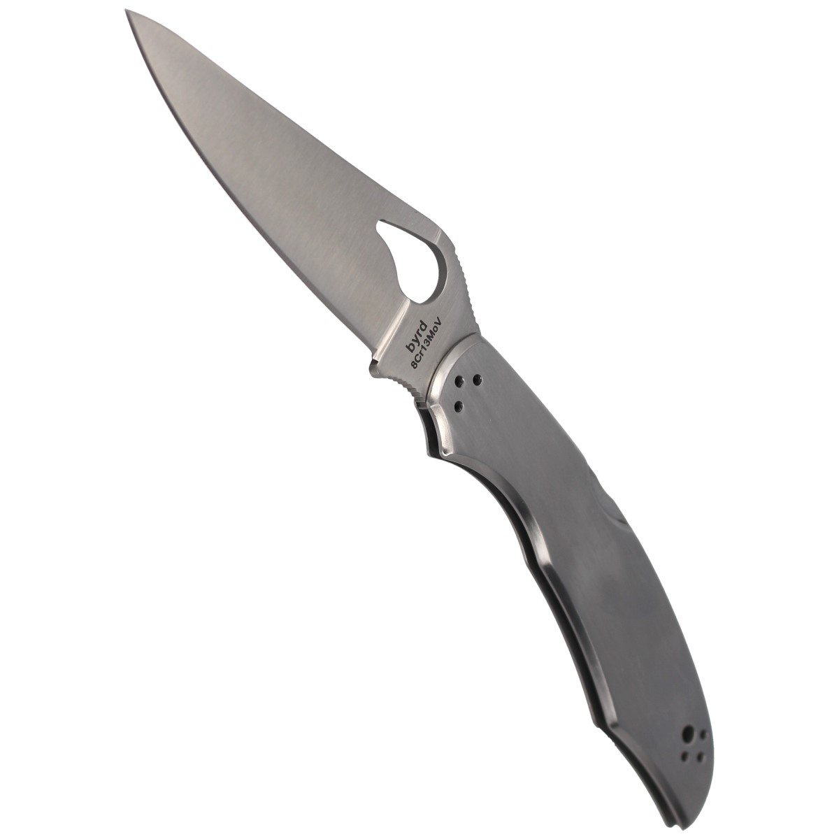 Spyderco Byrd Cara Cara 2 Stainless, Plain zainspirowany kultowym nożem Endura. Ulubiony folder doświadczonych użytkowników noży poszukujących maksymalnej wydajności w przystępnej cenie. Dzięki swoim gabarytom stanowi znakomitą propozycje noża E.D.C. - LifeGun.pl Nóż Spyderco Byrd Cara Cara 2 Stainless, Plain (BY03P2)-4