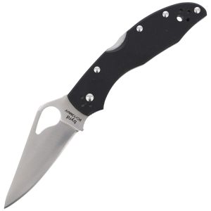 Nóż Spyderco Byrd Meadowlark 2 G-10 Black, Plain (BY04GP2)-1