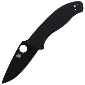 Nóż składany Spyderco Tenacious Black G10, Black 8Cr13MoV by Eric Glesser (C122GBBKP)-1
