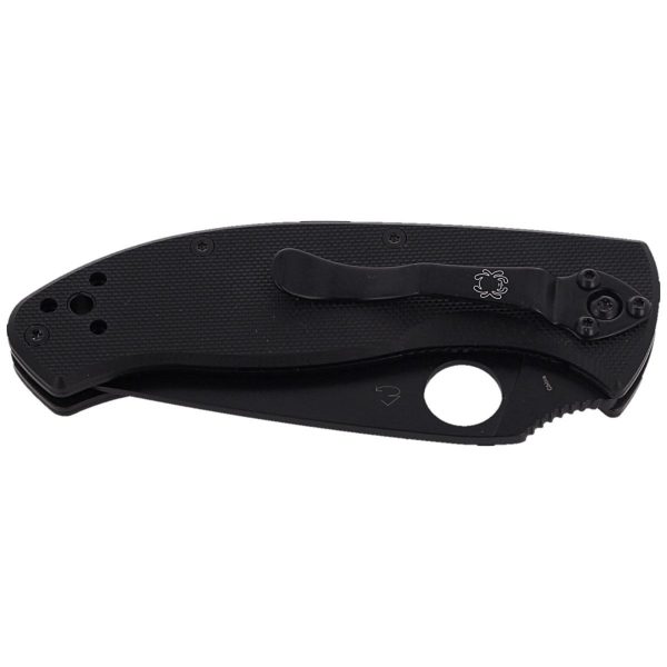 Nóż składany Spyderco Tenacious Black G10, Black 8Cr13MoV by Eric Glesser (C122GBBKP)-7