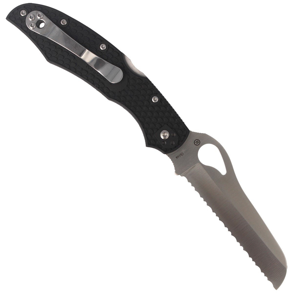 Nóż Spyderco Byrd Cara Cara Rescue 2 FRN Black, Spyder (BY17SBK2)-3