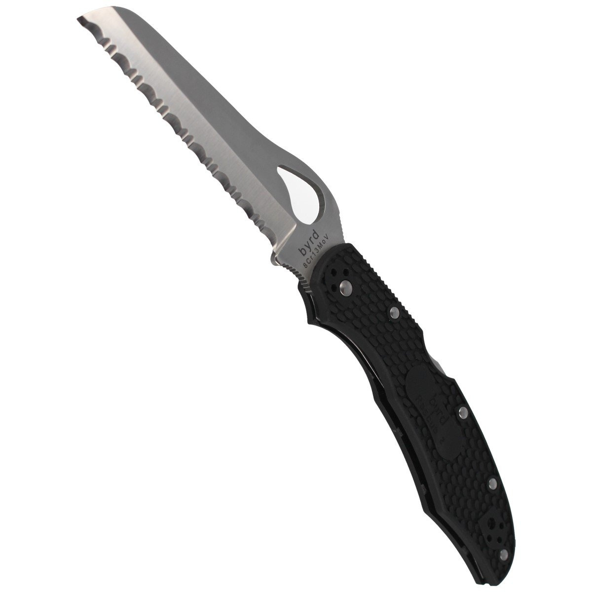 Nóż Spyderco Byrd Cara Cara Rescue 2 FRN Black, Spyder (BY17SBK2)-4