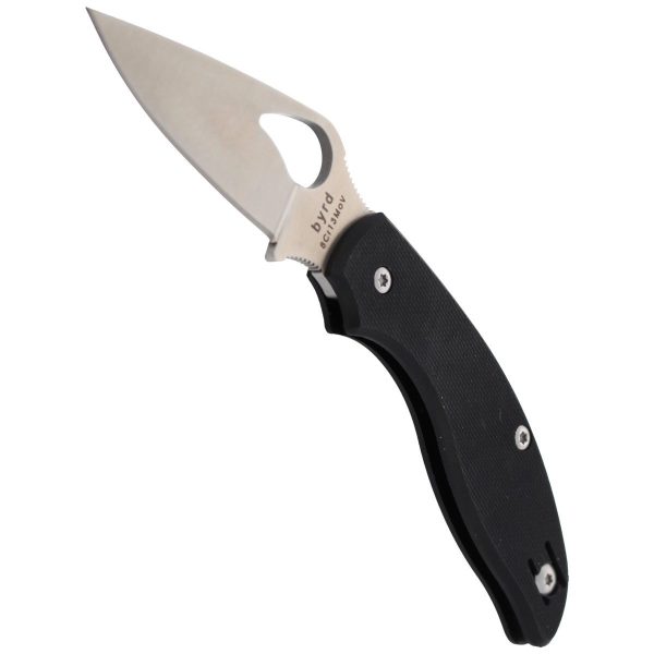Nóż Spyderco Byrd Tern G-10 Black, Plain (BY23GP)-4