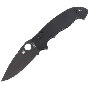 Nóż składany Spyderco Manix 2 XL Black G10, Black DLC CPM S30V by Eric Glesser (C95GPBBK2)-1