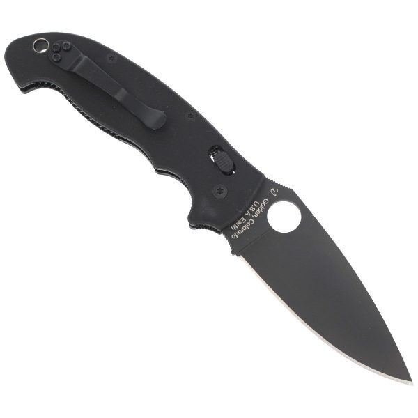 Nóż składany Spyderco Manix 2 XL Black G10, Black DLC CPM S30V by Eric Glesser (C95GPBBK2)-3