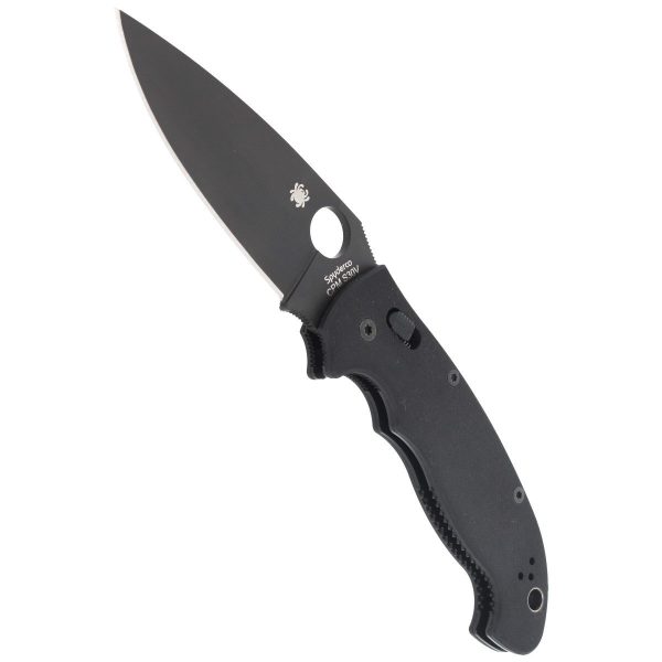 Nóż składany Spyderco Manix 2 XL Black G10, Black DLC CPM S30V by Eric Glesser (C95GPBBK2)-4