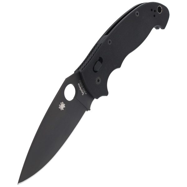 Nóż składany Spyderco Manix 2 XL Black G10, Black DLC CPM S30V by Eric Glesser (C95GPBBK2)-5
