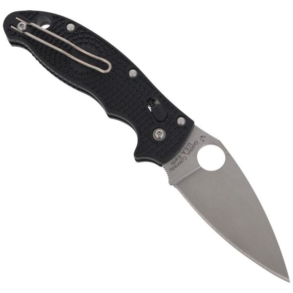 Nóż Spyderco Manix 2 Black Lightweight Plain (C101PBK2)-3