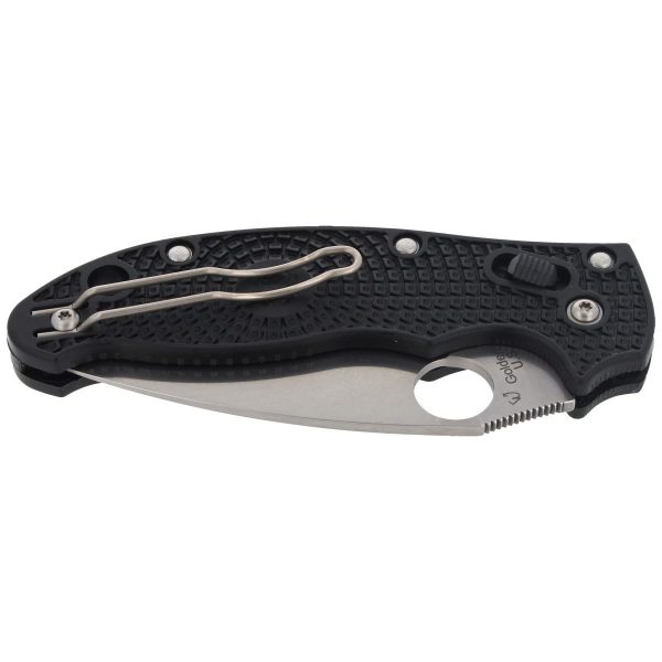 Nóż Spyderco Manix 2 Black Lightweight Plain (C101PBK2)-6