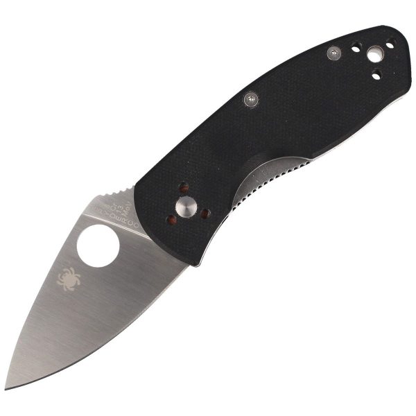 Nóż Spyderco Ambitious G-10 Black Plain (C148GP)-1