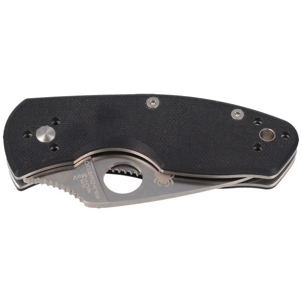 Nóż Spyderco Ambitious G-10 Black Plain (C148GP)-6