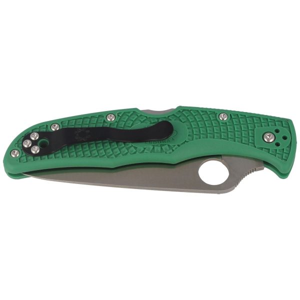 Nóż Spyderco Endura 4 FRN Green Flat Ground Plain (C10FPGR)-6