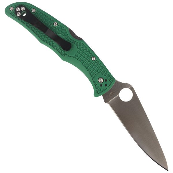 Nóż Spyderco Endura 4 FRN Green Flat Ground Plain (C10FPGR)-3