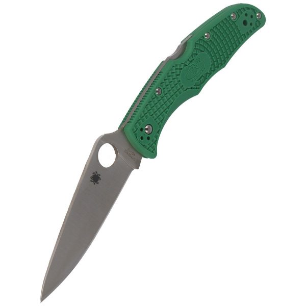 Nóż Spyderco Endura 4 FRN Green Flat Ground Plain (C10FPGR)-5