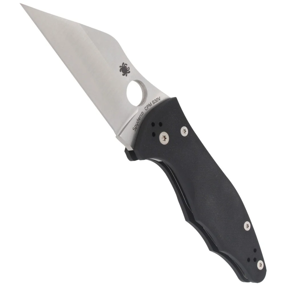 Nóż składany Spyderco Yojimbo 2 Black G10, Satin CPM S30V by Michael Janich (C85GP2)