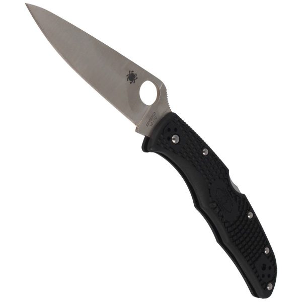 Nóż Spyderco Endura 4 FRN Black Flat Ground Plain (C10FPBK)-4