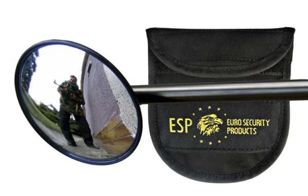 Lusterko taktyczne ESP 71mm do pałki teleskopowej z etui (BMO-02 / BMH-02)-1