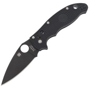Nóż Spyderco Manix 2 Lightweight Black Blade Plain (C101PBBK2)-1