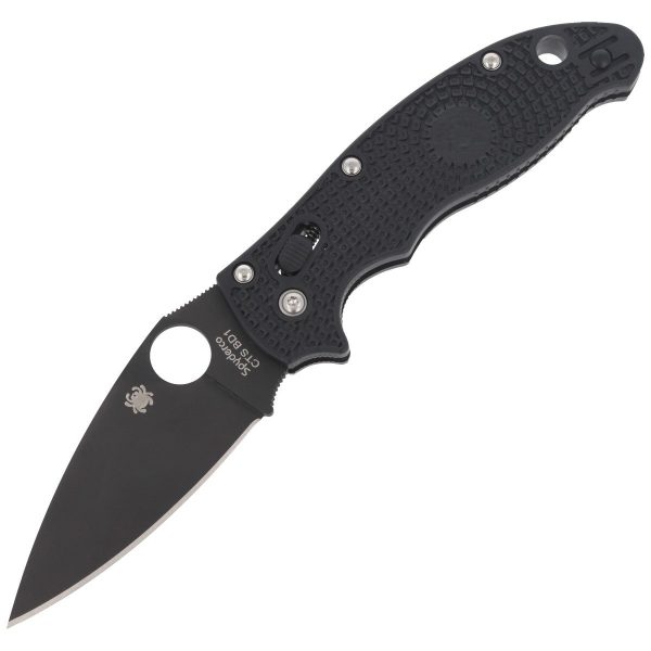 Nóż Spyderco Manix 2 Lightweight Black Blade Plain (C101PBBK2)-1