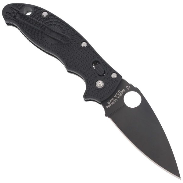 Nóż Spyderco Manix 2 Lightweight Black Blade Plain (C101PBBK2)-3