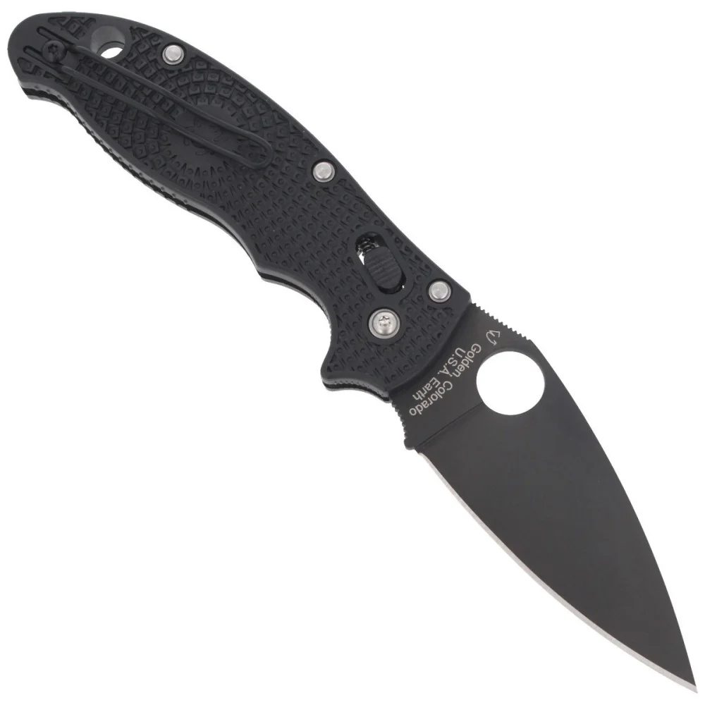 Nóż Spyderco Manix 2 Lightweight Black Blade Plain (C101PBBK2) 3 Nóż Spyderco Manix 2 Lightweight Black Blade Plain (C101PBBK2)
