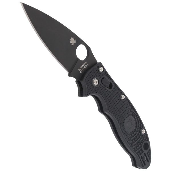 Nóż Spyderco Manix 2 Lightweight Black Blade Plain (C101PBBK2)-4