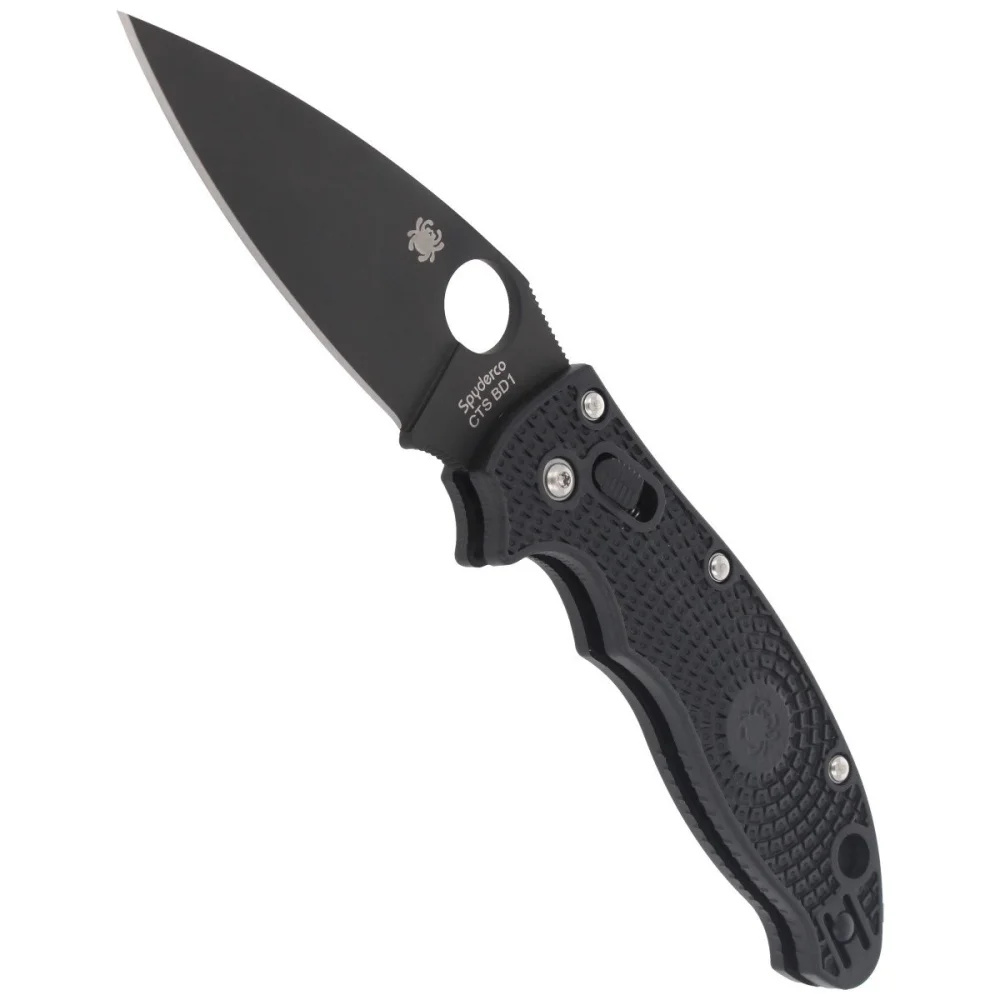 Nóż Spyderco Manix 2 Lightweight Black Blade Plain (C101PBBK2) 4 Nóż Spyderco Manix 2 Lightweight Black Blade Plain (C101PBBK2)