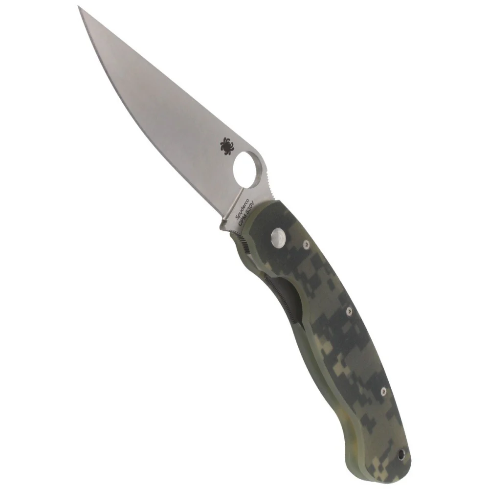 Nóż składany Spyderco Military G-10 Camo Plain (C36GPCMO) 4 Nóż składany Spyderco Military G-10 Camo Plain (C36GPCMO)